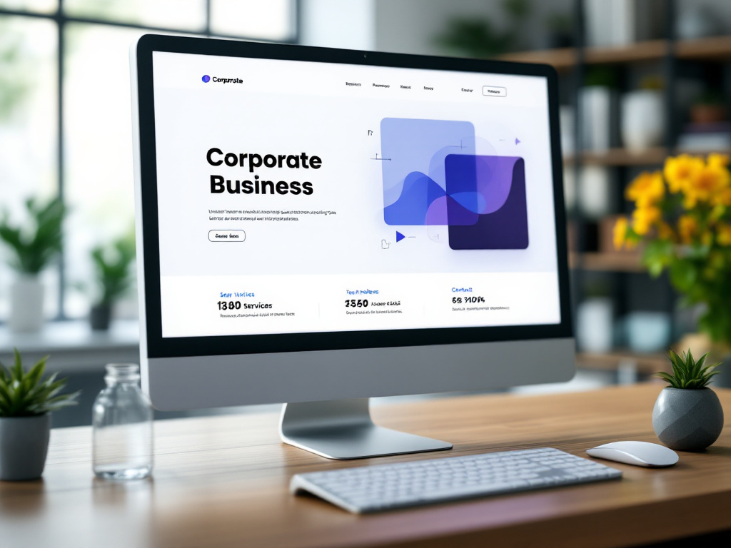 High-converting corporate business website design